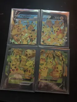 Pikachu V-Union [Set of 4] SWSH: Sword & Shield Promo Cards Holo - Image 1