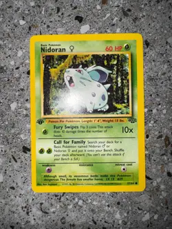 Pokemon TCG Cards 1st Edition Nidoran 57/64 Jungle NM-M - Image 3