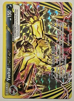 Yvental BREAK 66/114 (LP) Ultra Rare XY Series: Storm Siege 2016 Pokemon Card - Image 1