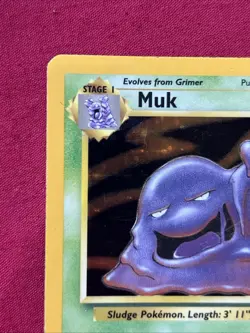 Muk 13/62 Holo Shiny Card Excellent Condition Pokemon (T48) - Image 3