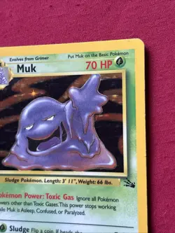 Muk 13/62 Holo Shiny Card Excellent Condition Pokemon (T48) - Image 4