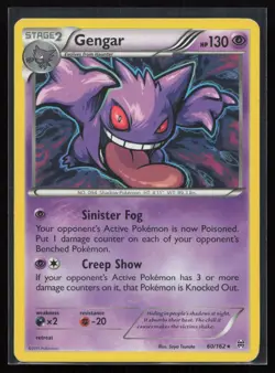 Gengar - 60/162 (XY BREAKthrough) 060/162 Deck Exclusives Pokemon TCG Card - Image 1