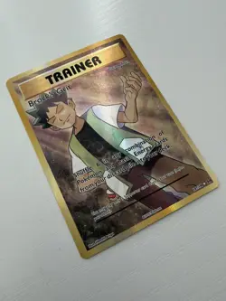 Pokemon TCG Evolutions Brock's Grit Holo Card 107/108 Full Art Ultra Rare - Image 4
