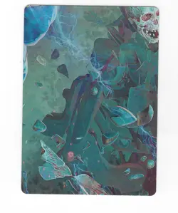 MTG: Marvels Superheroes - Thanos, Mad Titan (6/9) - Art Card - NM - Image 1