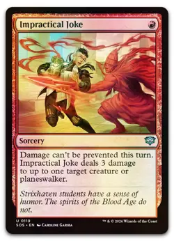Impractical Joke #119 (Foil) (NM) Secrets of Strixhaven SOS Magic MTG - Image 1