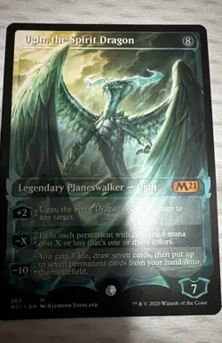 Ugin, the Spirit Dragon (Showcase) Core Set 2021 Regular Mtg M/NM Mythic - Image 1