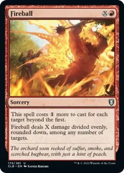 NM Foil - Fireball [CLB - 175] Commander Legends: Battle for Baldur's Gate - Image 1