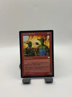 MTG, Orcish Settlers $3 ORDER MIN *w/ ink mark LP physical Weatherlight Regular - Image 1