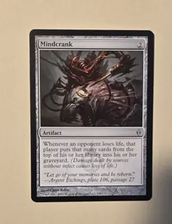 MTG Mindcrank NM - New Phyrexia Fast FREE Shipping! - Image 1