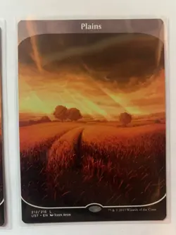 7 Count, Bulk, Magic: The Gathering Plains Full Art Basic Land Unstable 213 - Image 3