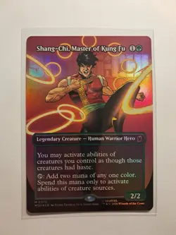 Shang-Chi, Master of Kung Fu Borderless FOIL MTG Marvel Super Heroes NM/Mint - Image 1