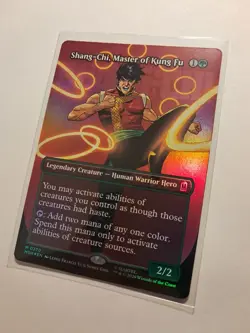 Shang-Chi, Master of Kung Fu Borderless FOIL MTG Marvel Super Heroes NM/Mint - Image 2
