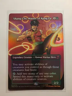 Shang-Chi, Master of Kung Fu Borderless FOIL MTG Marvel Super Heroes NM/Mint - Image 3