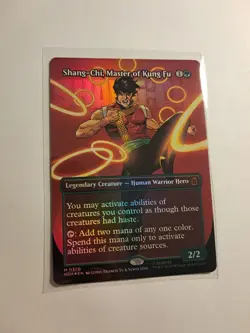 Shang-Chi, Master of Kung Fu Borderless FOIL MTG Marvel Super Heroes NM/Mint - Image 4