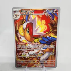 Infernape - Illustration Rare - Twilight Masquerade TWM 173/167 Pokemon Card NM - Image 1