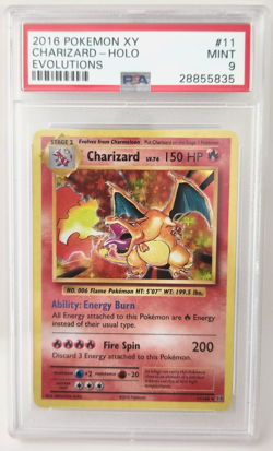 Charizard Pokemon XY Evolutions Holo 11/108 - PSA 9 Mint - Image 1