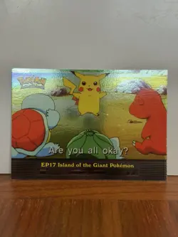 EP17 Topps Pokemon TV Animation Island Of The Giant Pokemon FOIL - Image 1