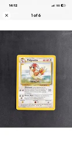 Pokemon TCG Dugtrio & Pidgeotto Base Set Rares Private Listing Only - Image 3