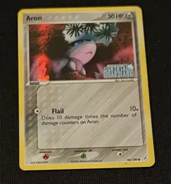 The Pokemon Company Aron Crystal Guardians 44/100 Reverse Holo 2006 50HP Common - Image 2