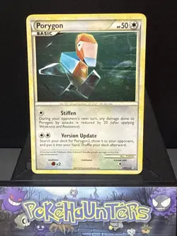Pokemon Card Porygon HGSS22 Rare Black Star Promo Holo Near Mint - Image 1