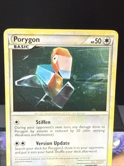 Pokemon Card Porygon HGSS22 Rare Black Star Promo Holo Near Mint - Image 2
