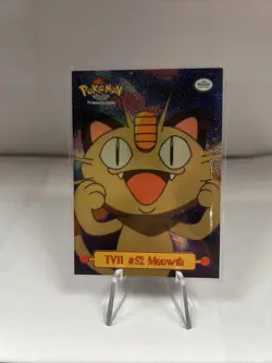 Pokemon Topps TV Animation Edition TV11 #52 Meowth Foil - Image 1