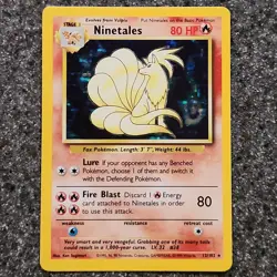 Pokemon - Ninetales Base Set 2/102 Holo - Wizards - NEAR MINT - Image 1