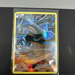 Pokemon 2015 XY Black Star Promo Black Kyurem #XY80 Full Art LP - Image 2