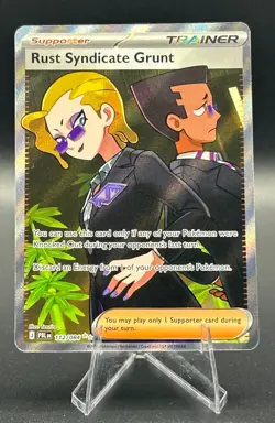RUST SYNDICATE GRUNT Pokemon TCG Pitch Black 112/084 - Image 1