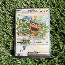 Teal Mask Ogerpon ex SVP 166 Black Star Promo Full Art Rare Holo Mint NM - Image 1