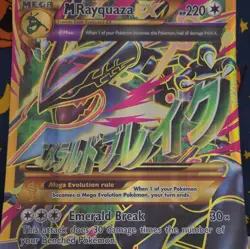 M Rayquaza EX 98/98 Secret Rare Full Art Holo - XY Ancient Origins - Image 1