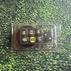 Pokemon Mega Evolutions Pitch Black Dice And Coin From Elite Trainer Box - Image 2
