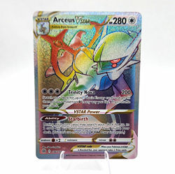 Pokemon Arceus VSTAR Rainbow Secret Rare 176/172 SWSH09 Brilliant Stars - Image 1