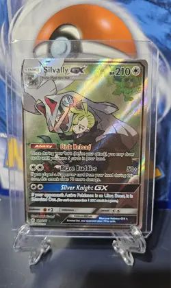 Pokemon Silvally GX Full Art Ultra Rare SM-Cosmic Eclipse 227/236 Holo 210 HP NM - Image 1