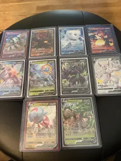 Pokemon TCG V Holo Lot 10 (NM) Golurk V Coalossal V Lance’s Charizard V - Image 1