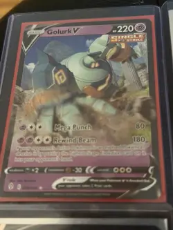 Pokemon TCG V Holo Lot 10 (NM) Golurk V Coalossal V Lance’s Charizard V - Image 2
