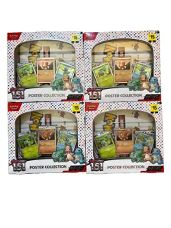 Pokemon Scarlet Violet 151 Poster Collection Sealed Box - 4 Total - Image 1