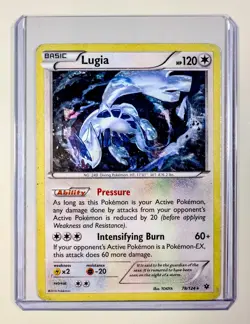 Lugia - 78/124 (Rare/Cracked Ice Holo) 2016 Fates Collide Pokemon Card - Image 1