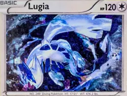 Lugia - 78/124 (Rare/Cracked Ice Holo) 2016 Fates Collide Pokemon Card - Image 2