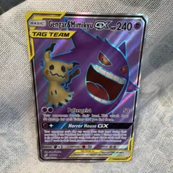 The Pokemon Company Gengar & Mimikyu GX 164/181 SM Team Up Ultra Rare Holo ENG - Image 1