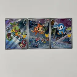 Pokemon TCG First Partner Illustration Collection Series 1 Sinnoh Starters - Image 1