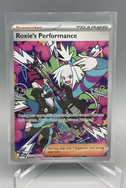 Pokemon Roxie's Performance 121/086 Chaos Rising Special Illustration Rare SIR - Image 1