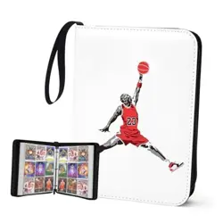 900 Pockets Basketball Card Binder,Basketball Trading Cards 9 Pocket 9B-Jord-1 - Image 1
