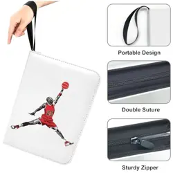 900 Pockets Basketball Card Binder,Basketball Trading Cards 9 Pocket 9B-Jord-1 - Image 2
