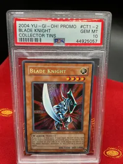 Blade Knight CT1-EN002 Yugioh 2004 Collectors Tin Secret Rare PSA 10 - Image 1