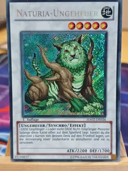 Naturia-Ungeheuer HA02-DE026 Secret Rare 1st DE NM YUGIOH - Image 1