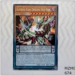 Supreme King Dragon Odd-Eyes - MZMI-EN058 - Rare 1st Edition Yugioh - Image 1
