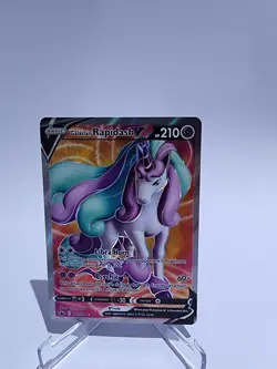 Galarian Rapidash V (Full Art) Holo Ultra Rare SWSH06: Chilling Reign 167/198 NM - Image 1