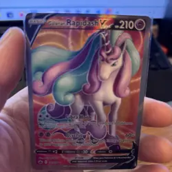 Galarian Rapidash V (Full Art) 167/198 Swsh06 - Chilling Reign Holo - Image 1