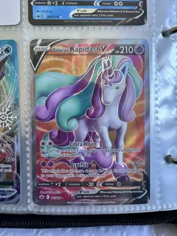 Galarian Rapidash V (Full Art) 167/198 Swsh06 Sword & Shield Chilling Reign Holo - Image 1
